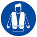 PANNEAU GILET DE SAUVETAGE OBLIGATOIRE Ø180MM TALIAPLAST - 627552