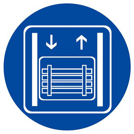 PANNEAU TRANSPORT DE MARCHANDISES EXCLUSIVEMENT Ø180MM TALIAPLAST - 627569