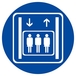 PANNEAU TRANSPORT DE PERSONNES EXCLUSIVEMENT Ø180MM TALIAPLAST - 627570