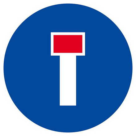 Panneau rigide VOIE SANS ISSUE Ø180MM TALIAPLAST - 627587