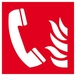 PANNEAU TELEPHONE A UTILISER EN CAS D'INCENDIE 200X200MM TALIAPLAST - 628103