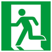 PANNEAU SORTIE DE SECOURS A GAUCHE 200X200MM TALIAPLAST - 628416