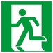 PANNEAU SORTIE DE SECOURS A GAUCHE 200X200MM TALIAPLAST - 628416