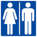 PANNEAU TOILETTES HOMMES/FEMMES 200X200MM TALIAPLAST - 628619