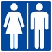 PANNEAU TOILETTES HOMMES/FEMMES 200X200MM TALIAPLAST - 628619