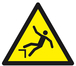 PANNEAU DANGER, CHUTE AVEC DENIVELLATION 300X300X300MM TALIAPLAST - 629302