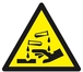 PANNEAU DANGER, SUBSTANCES CORROSIVES 300X300X300MM TALIAPLAST - 629307
