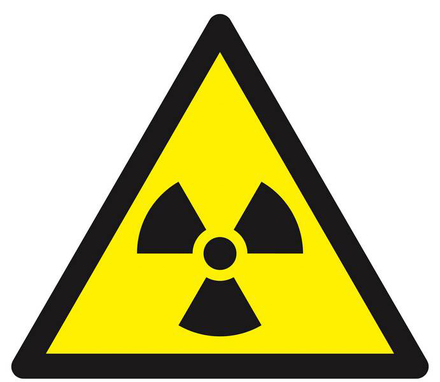 DANGER MAT. RADIOACTIVES//RAD° IONISANTES 300X300X300mm TALIAPLAST - 629310