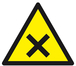 PANNEAU DANGER MATIERES NOCIVES OU IRRITANTES 300X300X300MM TALIAPLAST - 629314