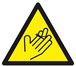 Panneau rigide DANGER, ATTENTION A VOS MAINS 300X300X300MM TALIAPLAST - 629317