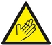 Panneau rigide DANGER, ATTENTION A VOS MAINS 300X300X300MM TALIAPLAST - 629317