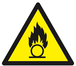 PANNEAU DANGER, SUBSTANCES COMBURANTES 300X300X300MM TALIAPLAST - 629319