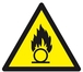 PANNEAU DANGER, SUBSTANCES COMBURANTES 300X300X300MM TALIAPLAST - 629319