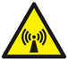 Panneau rigide DANGER, RADIATIONS NON IONISANTES 300X300X300MM TALIAPLAST - 629320