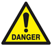 PANNEAU DANGER 300X300X300MM TALIAPLAST - 629330