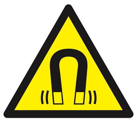 PANNEAU DANGER, CHAMP MAGNETIQUE 300X300X300MM TALIAPLAST - 629337