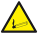PANNEAU DANGER FLAMME NUE MATIERE INFLAMMABLE 300X300X300MM TALIAPLAST - 629339