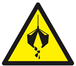 PANNEAU DANGER ENGIN DE LEVAGE 300X300X300MM TALIAPLAST - 629349
