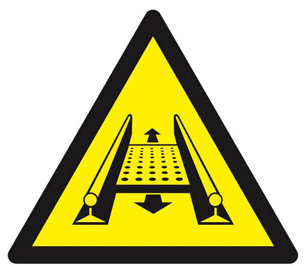PANNEAU DANGER INSTALLATION MOBILE 300X300X300MM TALIAPLAST - 629350