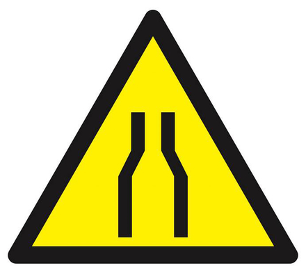 PANNEAU DANGER RETRECISSEMENT 300X300X300MM TALIAPLAST - 629351