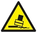 PANNEAU DANGER RISQUE DE BASCULEMENT 300X300X300MM TALIAPLAST - 629352