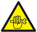 PANNEAU DANGER TRAVAUX DE MAINTENANCE EN COURS 300X300X300MM TALIAPLAST - 629355