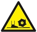 PANNEAU DANGER BROCHE DE FRAISAGE 300X300X300MM TALIAPLAST - 629356