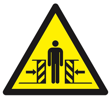 Panneau rigide DANGER, ECRASEMENT 300X300X300MM TALIAPLAST - 629362