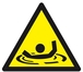 PANNEAU DANGER RISQUE DE NOYADE 300X300X300MM TALIAPLAST - 629364