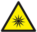 PANNEAU DANGER, RAYONNEMENT OPTIQUE 300X300X300MM TALIAPLAST - 629370