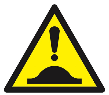 PANNEAU DANGER DOS D'ANE 100X100X100MM TALIAPLAST - 629901