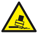 PANNEAU DANGER RISQUE DE BASCULEMENT 100X100X100MM TALIAPLAST - 629912