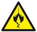 PANNEAU DANGER ENGIN DE LEVAGE 100X100X100MM TALIAPLAST - 629915