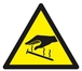 PANNEAU DANGER ELECTRICITE STATIQUE 100X100X100MM TALIAPLAST - 629926