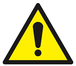 PANNEAU DANGER, SIGNAL GENERAL 100X100X100MM TALIAPLAST - 629931