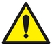 PANNEAU DANGER, SIGNAL GENERAL 100X100X100MM TALIAPLAST - 629931
