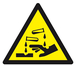 Panneau rigide DANGER, SUBSTANCES CORROSIVES 100X100X100MM TALIAPLAST - 629940