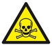 PANNEAU DANGER, MATIERES TOXIQUES 100X100X100MM TALIAPLAST - 629945