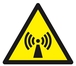 Panneau rigide DANGER, RADIATIONS NON IONISANTES 100X100X100MM TALIAPLAST - 629949