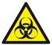 Panneau rigide DANGER, RISQUE BIOLOGIQUE 100X100X100MM TALIAPLAST - 629950