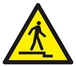 PANNEAU ACCES ACCIDENTE VERS LE BAS 100X100X100MM TALIAPLAST - 629966