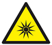 Panneau rigide DANGER, RAYONNEMENT OPTIQUE 100X100X100MM TALIAPLAST - 629970
