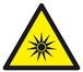 Panneau rigide DANGER, RAYONNEMENT OPTIQUE 100X100X100MM TALIAPLAST - 629970