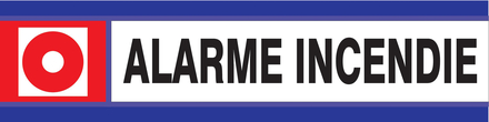 Alarme incendie d-sign 180x45mm