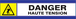 PANNEAU DANGER HAUTE TENSION D-SIGN 180X45MM TALIAPLAST - 630306