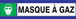 PANNEAU MASQUE A GAZ D-SIGN 180X45MM TALIAPLAST - 630405