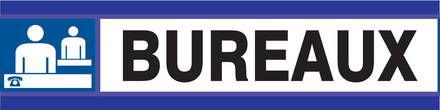 PANNEAU BUREAUX D-SIGN 180X45MM TALIAPLAST - 630606