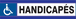 PANNEAU HANDICAPES D-SIGN 180X45MM TALIAPLAST - 630614