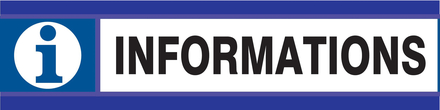 PANNEAU INFORMATIONS D-SIGN 180X45MM TALIAPLAST - 630615