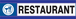 PANNEAU RESTAURANT D-SIGN 180X45MM TALIAPLAST - 630621